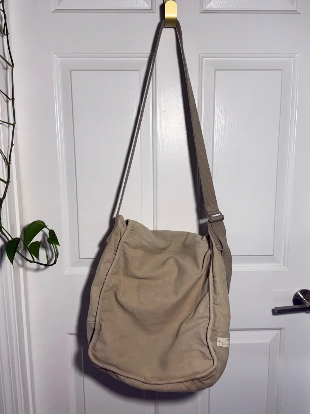 J. Crew Canvas Tote in Beige